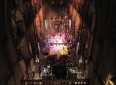 The 2019 production of ‘Oliver!’ in the nave of Lincoln Cathedral