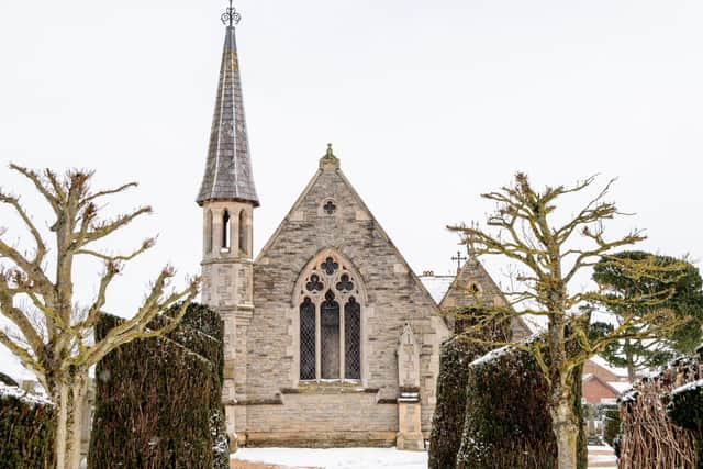 The Cemetery Chapel and damaged spire - losing such a historic building would be a great shame