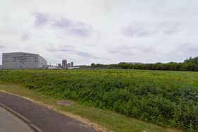 The land on the Fairfield Industrial Estate.