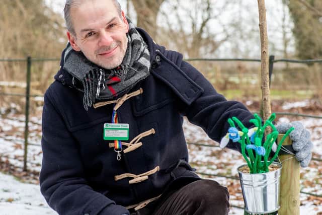 NigelHodges, Welcoming Manager for Gunby Hall, is looking forward to seeing families visiting the grounds during half-term. Photo: John Aron.
