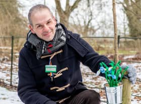 NigelHodges, Welcoming Manager for Gunby Hall, is looking forward to seeing families visiting the grounds during half-term. Photo: John Aron.