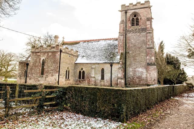 Gunby Hall Church can be reached along the trail. Photo: John Aron.