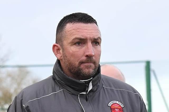 Skegness Town boss Nathan Collins.