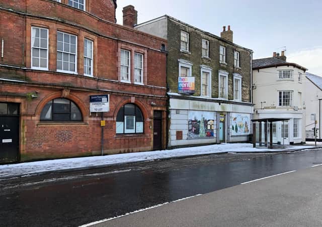 Market Rsen's two empty banks will be joined by a third next month