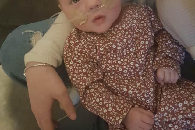 Georgia is now at home with her family.