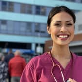 The reigning Miss England, NHS Doctor Bhasha Mukherjee