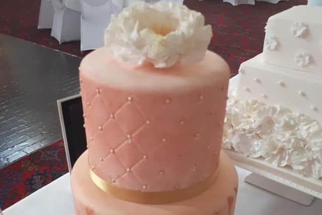A cake by Carol Dixon, who owns Celebration Cakes by Carol in North Willingham near Market Rasen.
