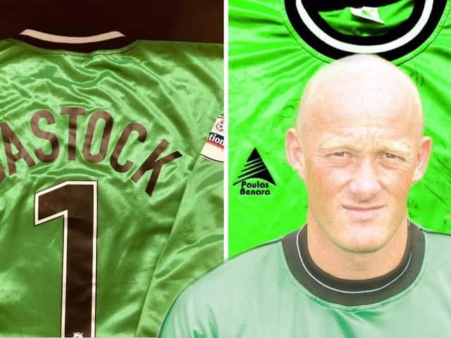 Paul Bastock's shirt went for more than £1,000