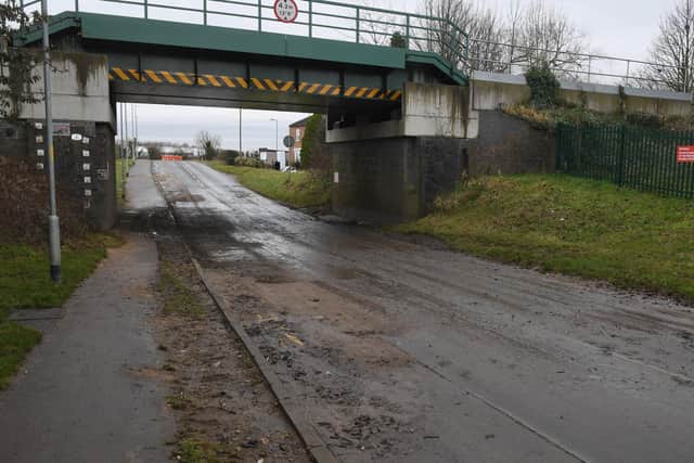 Boston Road in Sleaford, still closed on Monday due to mess left behind by the flooding.