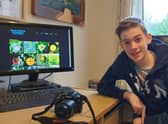 Henry Rose, of Caythorpe, with his new website.