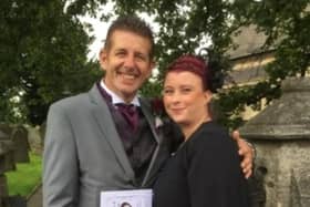 Lyndsey Warton, pictured with her partner, Martin Vizard, is seeking help to fund her IVF.