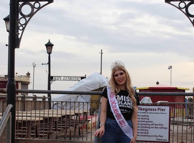 Rebecca-Jay Fearn of Skegness is the new Miss Lincolnshire.