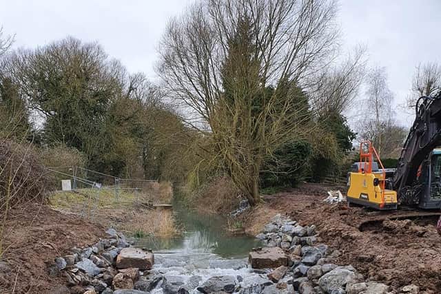 Regeneration work has been undertaken at Keddington Lock.