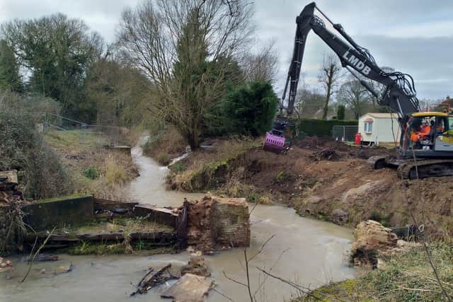 Regeneration work has been undertaken at Keddington Lock.