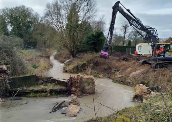 Regeneration work has been undertaken at Keddington Lock.
