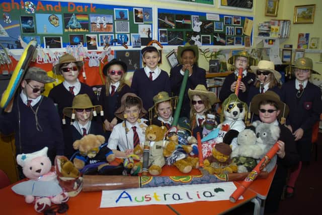 Class Five at Bicker Preparatory School 10 years ago during a day of Australia-inspired activities.