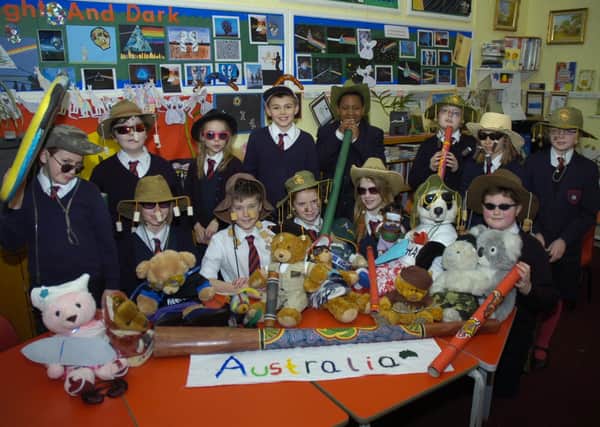 Class Five at Bicker Preparatory School 10 years ago during a day of Australia-inspired activities.