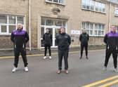 L-R Mike Whatton - deputy head, Charlie Ward - Curriculum Lead, Luke Hollingworth - Proprietor, Kyle Watkins - Teaching Assistant, Daniel Laughton - Head of School. EMN-210103-123148001