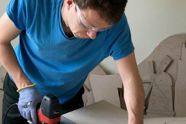 Dmitri at work