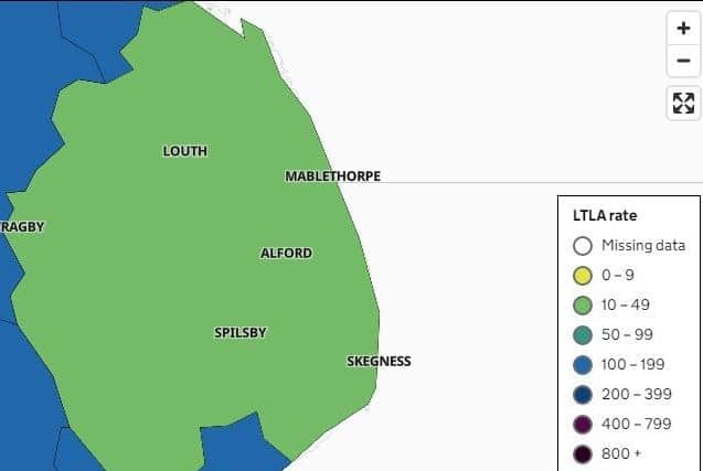 The rate of new cases in East Lindsey is now the lowest in Lincolnshire. EMN-210225-151748001