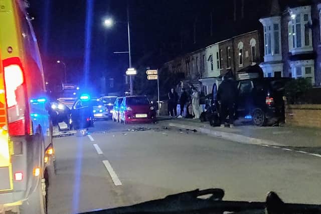 The scene in High Street yesterday evening (Thursday). Photo: Robert Baldwin.