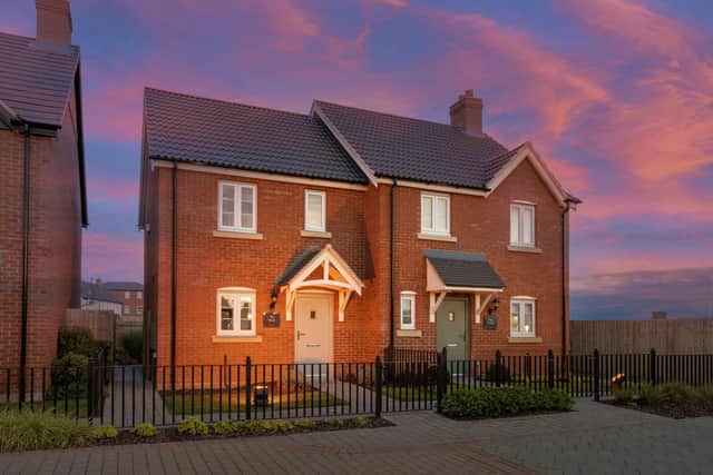 The Nook and The Franklin, at The Quadrant, newly placed on the market following rising interest in the site of the A16 at Wyberton.