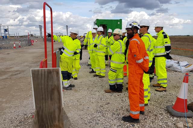Workers at Triton Knoll have raised a further £8,476 for local charities supporting the Boston community.