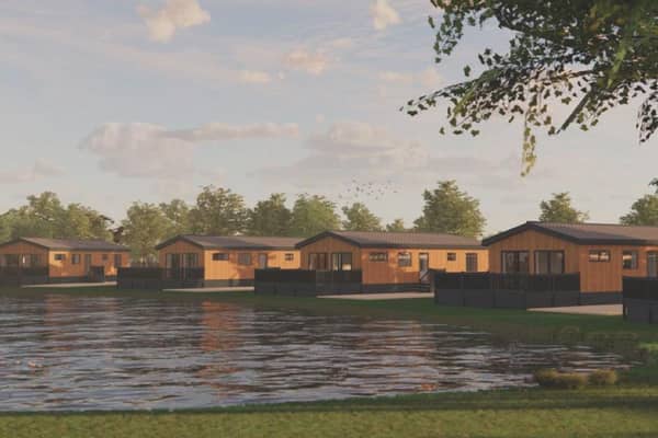 Plans for the new lodges.