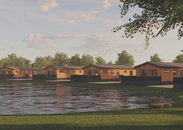 Plans for the new lodges.