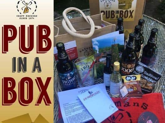 Pub in a Box was one of the ideas during lockdown to keep customers happy.
