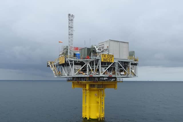 The Triton Knoll transmission system, including the offshore substation platforms, is
successfully energised.