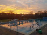 Ready  and waiting:  The outdoor swimming pool at Jubilee Park in Woodhall Spa is geared up for opening