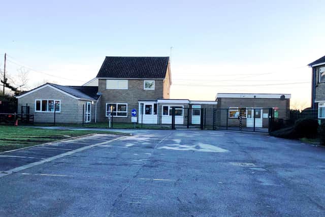 The existing buildings at St Bernard's School in Louth.