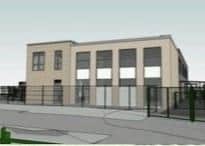 An artist’s impression of how the new buildings will look.