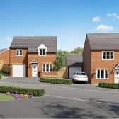 An artist’s impression of how the homes in the new Louth development could look