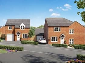 An artist’s impression of how the homes in the new Louth development could look