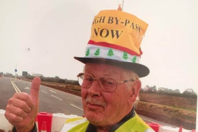 Douglas Newey campaigned for the Burgh le Marsh bypass.