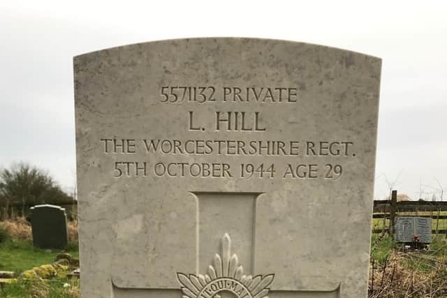 One of the two Commonwealth war graves located in Keddington.