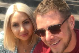 Chloe Ward, pictured with her loving husband of two years, Shane.  (Photo provided by Shane Ward)