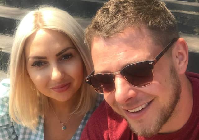 Chloe Ward, pictured with her loving husband of two years, Shane. (Photo provided by Shane Ward)