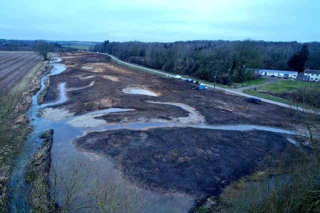 After - how the new habitat layout looks now after the completion of the joint wildlife project. EMN-210903-103426001