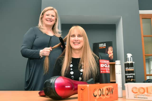 Julie Taylor (left) and Runo accountant and Angela Foreman.
