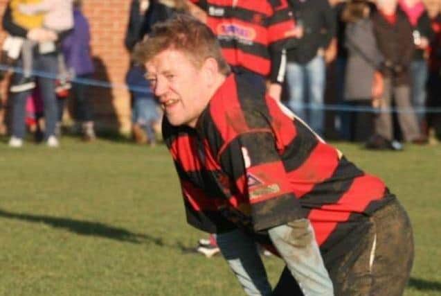 Lofty Holmes in his rugby playing days. EMN-210903-163926001
