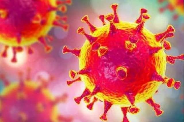 Coronavirus stock image.