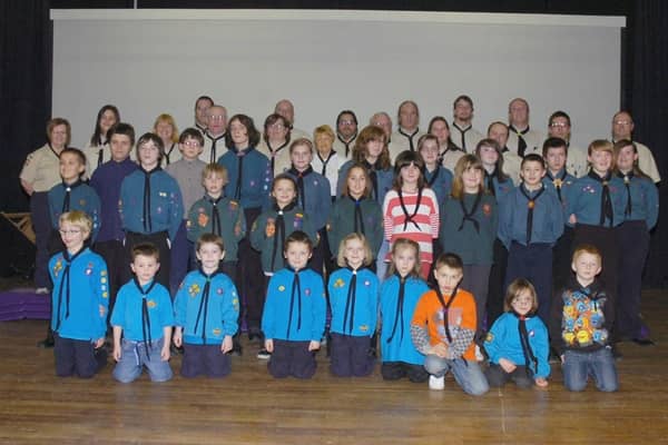 Boston-area Scouts, Cubs and Beavers in rehearsals 10 years ago.
