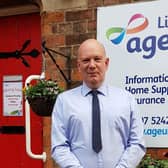 In charge: Age UK Lindsey CEO Andy Storer who has praised staff for their vital work.