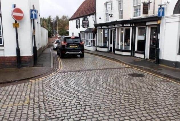 St Lawrence Street - at the centre of yet more controversy about the decision not to make it pedestrian-only