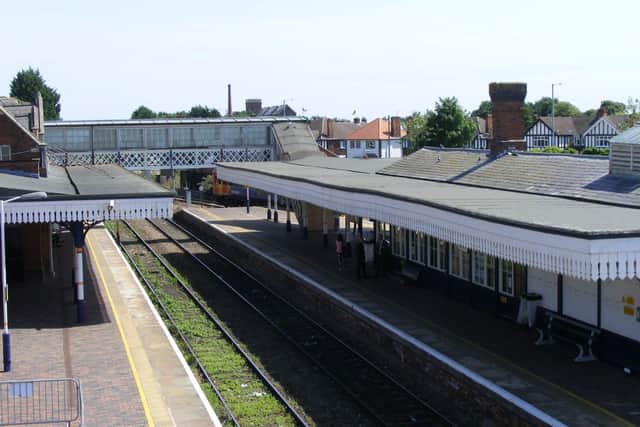 Sleaford railway station. EMN-210315-124614001