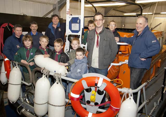 Skegness' RNLI lifeboat station 10 years ago.