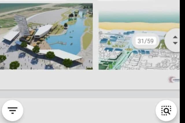 An outside entertainments arena could be created in an upgraded boating lake area.